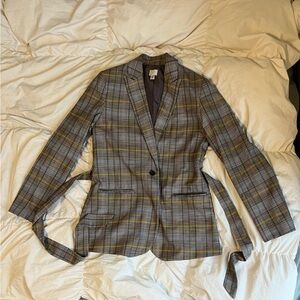 Plaid Women's Blazer Extra Small